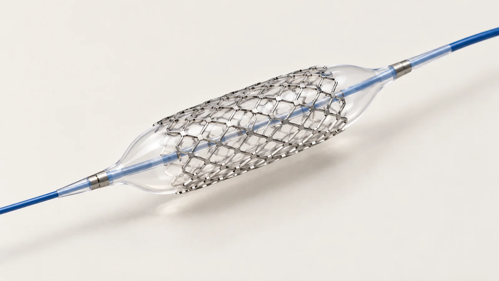 Stent metallico a maglia