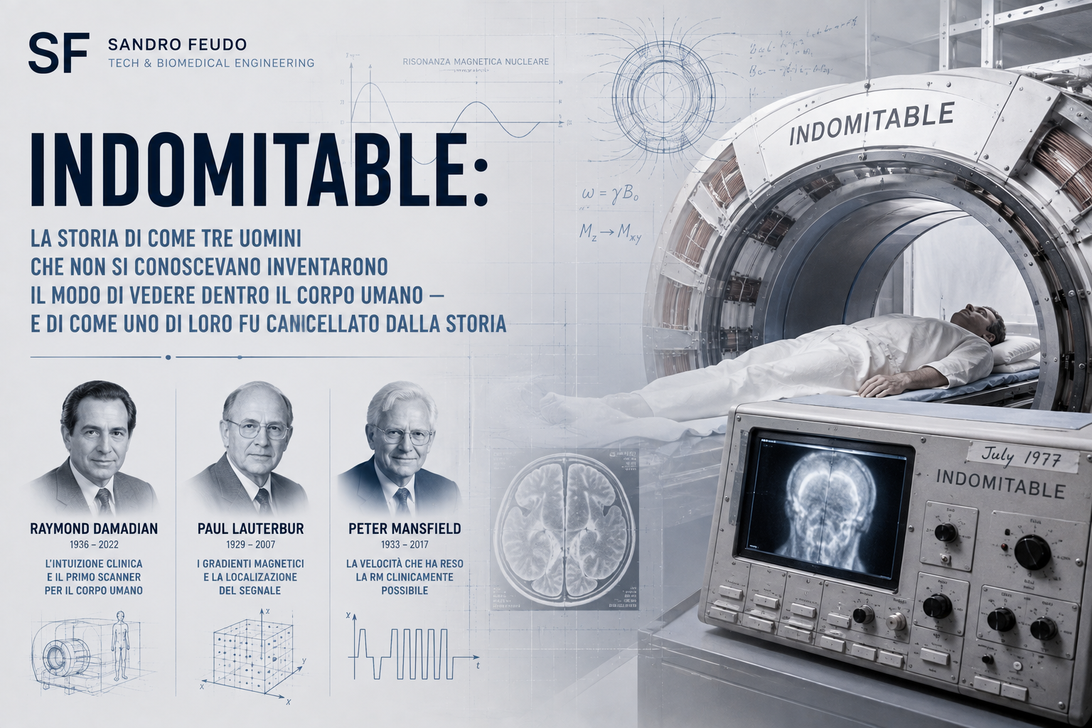 L’uomo che si infilò dentro la sua stessa invenzione: la storia (ingiusta) della risonanza magnetica